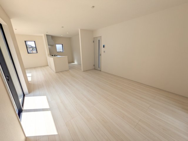 かすみがうら市下稲吉2期　新築戸建　6号棟の居間・リビング