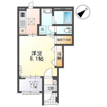 パーチ モリカミの間取り|間取図