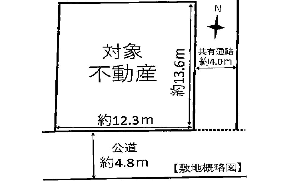 佐伯区隅の浜1丁目の土地図