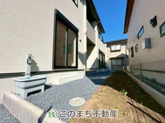 【庭】 | ブルーミングガーデン下野市駅東2丁目　 | お庭でプール遊びやBBQを楽しめます☆