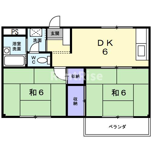 セゾン錦里の間取り|間取図
