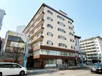 【外観】 | 中の島クロスハイツ | 落ち着いた佇まいが魅力のマンションで、帰宅するたびにほっとする安らぎが感じられます。高級感と清潔感が漂う外観が、暮らしに彩りを添えてくれる住まいです。