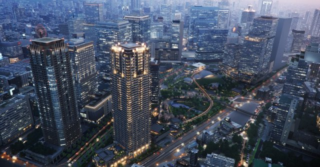 グラングリーン大阪THE NORTH RESIDENCE　扇町小学校の外観|グラングリーン大阪THE NORTH RESIDENCE　外観