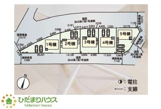 【区画図】 | 茨城町前田第5　新築戸建　3号棟 | 整備された駐車場で、マイカーを気兼ねなく洗車できますね