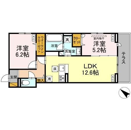 レジデンスヒルトップXIの間取り