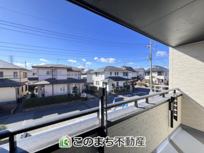 【展望】 | ハートフルタウン下野市緑3丁目1期　3号棟 | 2階からの展望☆