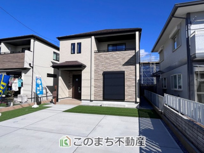 【駐車場】 | ハートフルタウン下野市緑3丁目1期　3号棟 | 毎日使う場所だから広さが重要な駐車場は横並びに2台お車駐車可能です☆
