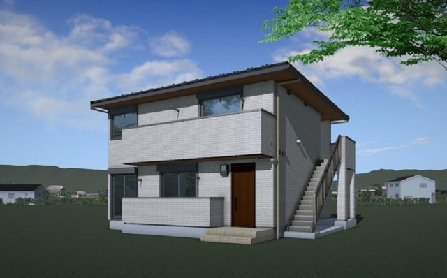 アメニティー相模原市緑区東橋本４丁目アパートの外観パース
