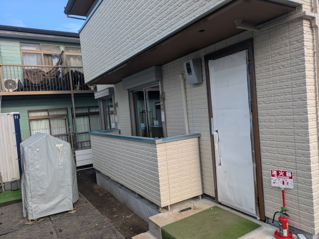 アメニティー相模原市緑区東橋本４丁目アパートのバルコニー