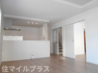 【居間・リビング】 | 郡山市富久山町八山田新築一戸建て2棟 | おしゃれなリビングです