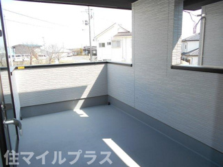 【バルコニー】 | 郡山市富久山町八山田新築一戸建て2棟 | お洗濯にも便利なバルコニー付き