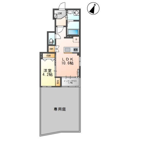 WISTARIA　筑紫Aの間取り