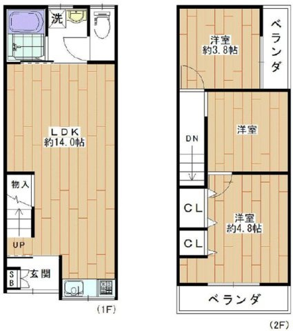 島江町2丁目の間取り|家族の動きを感じるリビング階段
