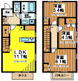 【間取り】 | コンフォート松原