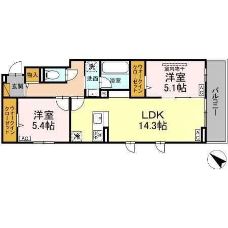 レジデンスヒルトップXIの間取り