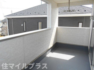 【バルコニー】 | 郡山市富田町大徳南新築一戸建て3棟 | バルコニー付きです