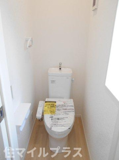 【トイレ】 | 郡山市富田町大徳南新築一戸建て3棟 | トイレです