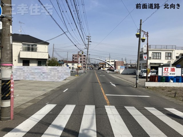 碧南市道場山町の前面道路含む現地写真|前面道路
