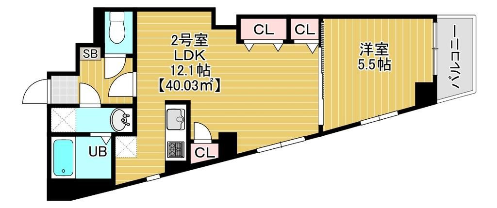 Brun Court Minamisenju -ブランコート南千住-の間取り