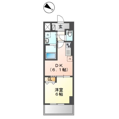 フローラ小石川の間取り