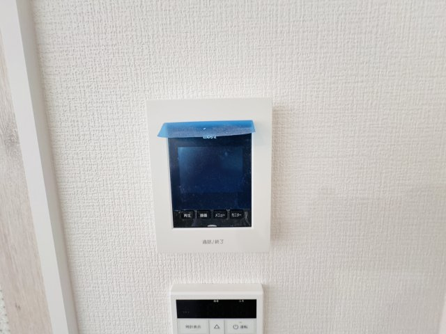 松戸市胡録台新築戸建【相模台小学校:10分】のセキュリティ|来客時も安心のTVモニター付きインターフォン