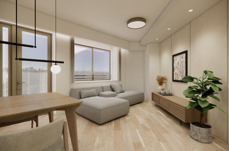 ルネッサンスタワー上野池之端の完成予想図|施工例です。