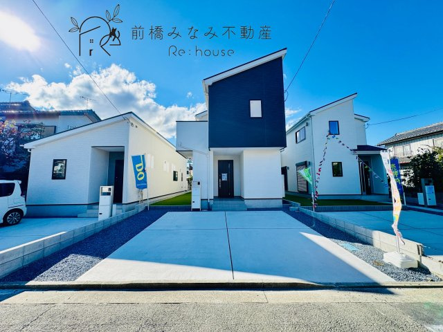【新築】高崎市倉賀野町24-1期　２号棟(全３棟)　リナージュ　新築建売分譲の外観|物件の外観です