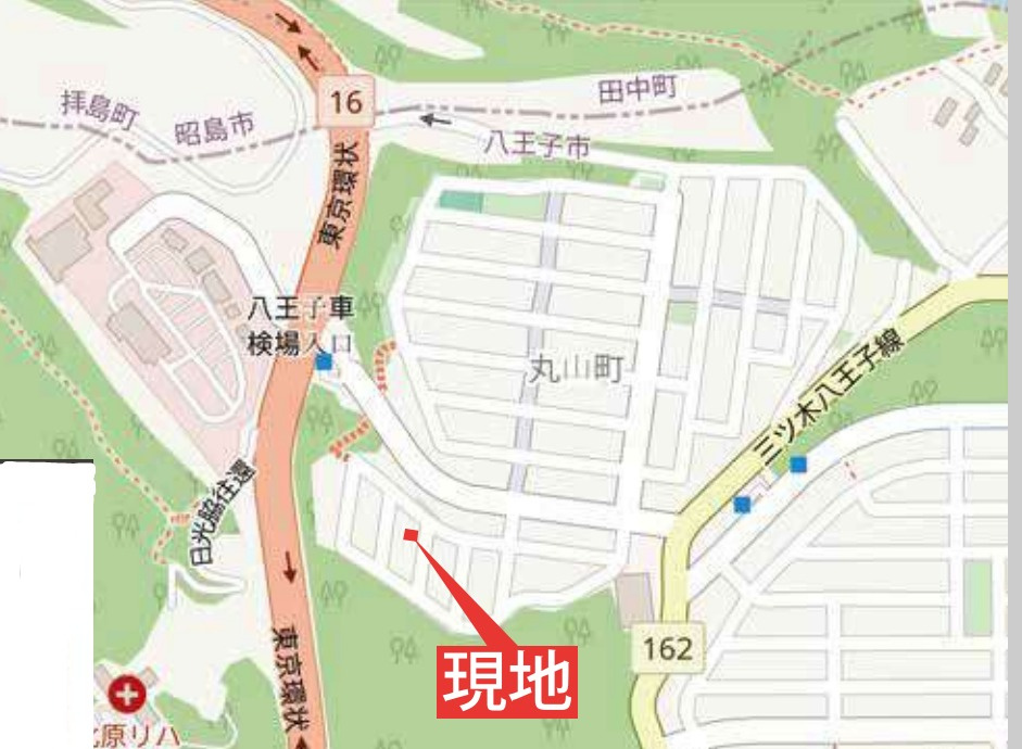 『八王子市新築戸建て』八王子市丸山町27-4【仲介手数料無料】　２期の地図|～仲介手数料無料☆八王子ひなた不動産～八王子市丸山町　新築戸建て