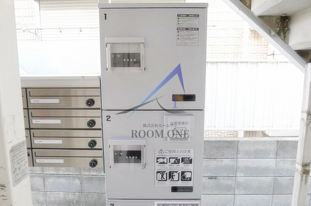 コロナビレッヂのその他共用部分|集合ポストです。宅配ボックスです。