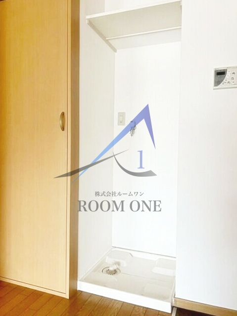 ソーワ梅丘マンションの設備|洗濯機置き場です。