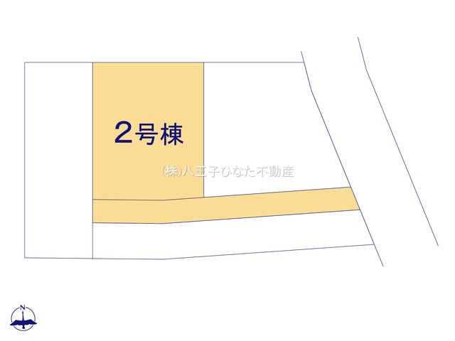 『八王子市新築戸建て』八王子市上野町26-6【仲介手数料無料】　１期の区画図|～仲介手数料無料☆八王子ひなた不動産～八王子市上野町　新築戸建て