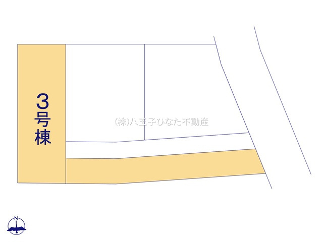 『八王子市新築戸建て』八王子市上野町26-6【仲介手数料無料】　１期の区画図|～仲介手数料無料☆八王子ひなた不動産～八王子市上野町　新築戸建て