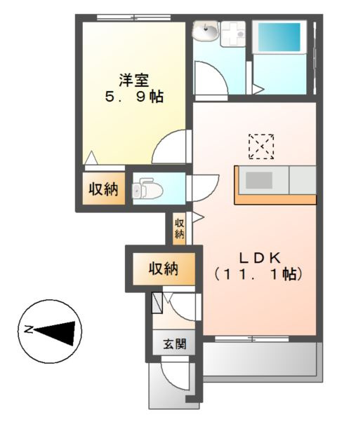 カナンの間取り