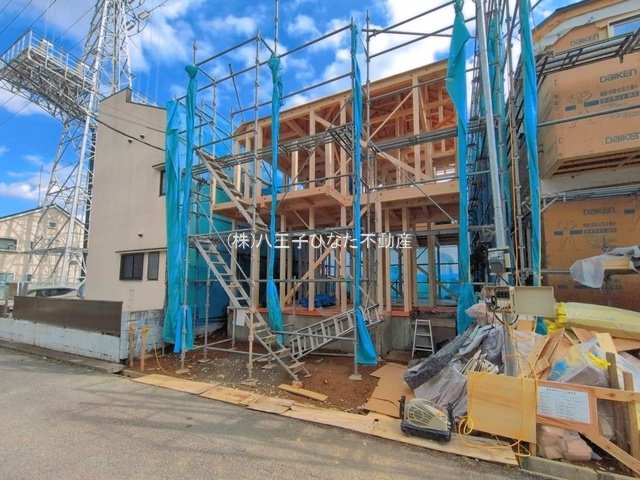 祝成約済み　八王子市　めじろ台　新築戸建て　の外観|～仲介手数料無料☆八王子ひなた不動産～八王子市めじろ台　新築戸建て