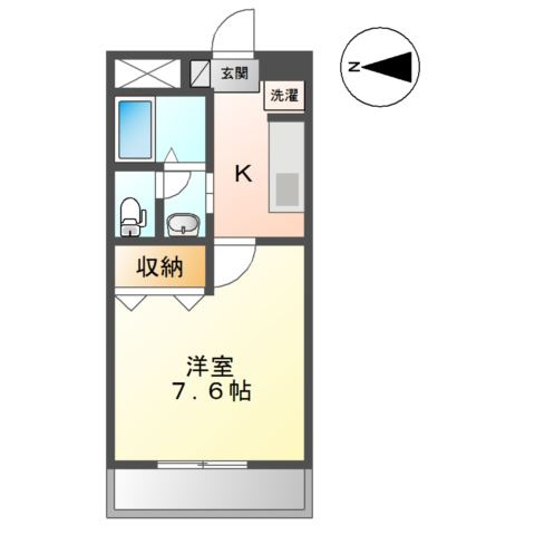 エクセルタウン蔵上Ⅱの間取り