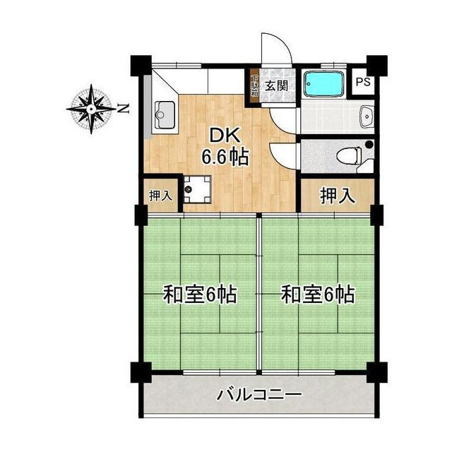 メルベーユの間取り