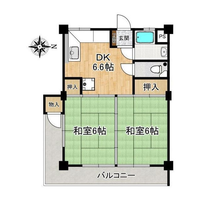 メルベーユの間取り