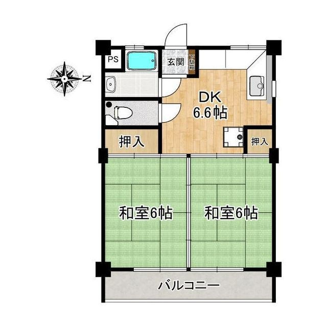 メルベーユの間取り