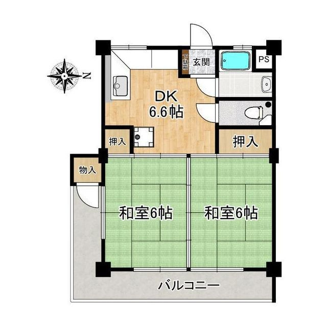 メルベーユの間取り