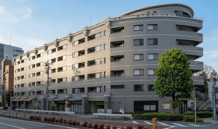 港区西麻布２丁目の賃貸マンションの外観
