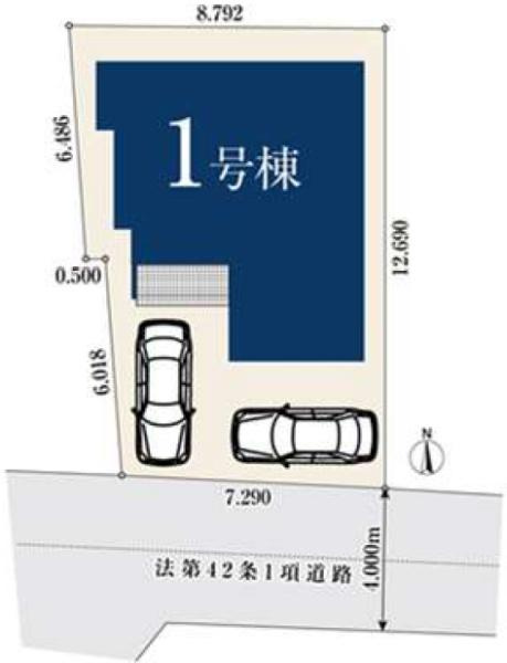 横浜市金沢区富岡東１丁目の新築一戸建の区画図|限定1棟の販売です！
お気軽にお問合せ下さい！