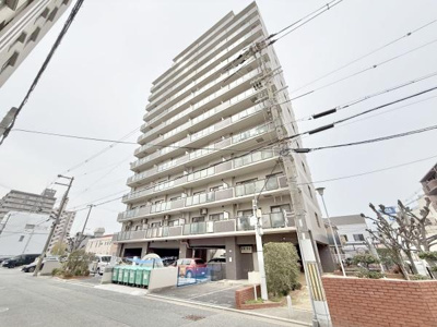 【外観】 | ユニライフ堺・宿院 | 南海本線「堺」駅が徒歩5分。通勤にも外出にもアクセス良好。家族でおでかけすることも増えそうですね♪