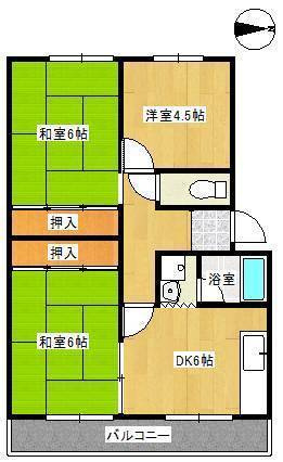 【間取り】 | 住吉中央マンション