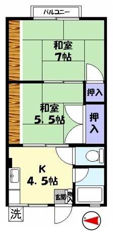 【間取り】 | シティハイム　ホワイトリバー