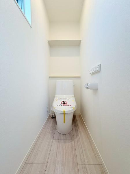 川崎市宮前区東有馬１丁目の新築一戸建のトイレ|トイレはもちろん１階と２階にあります！