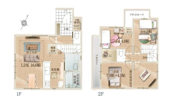 大和市南林間７丁目の新築一戸建