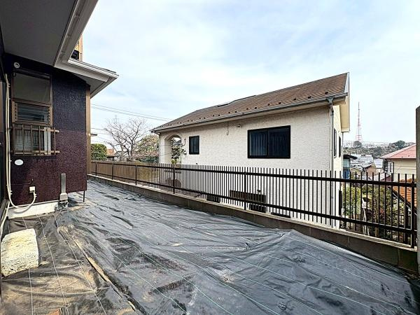 横浜市鶴見区梶山２丁目の中古一戸建の庭