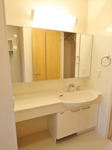 D-room花梨 Ｃ棟の洗面所