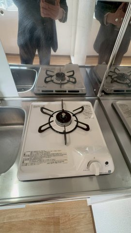 サンパレス21ベルデ1のキッチン|コンパクトなキッチンで掃除もラクラク