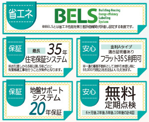 仲介手〇料不要　リーブルガーデン東区戸島第十三【託麻東小・二岡中】の省エネ性能ラベル